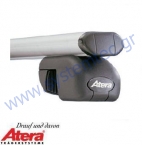  Γερμανική Σχάρα Οροφής Atera τύπου SIGNO ASR RailRack με Ράβδους Αλουμινίου AEROBARS για Mitsubishi Pajero Pinin 11/99 και Pajero 5door 02/07 (042222) 